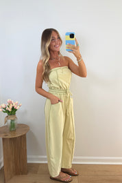 Strapless Barrel Jumpsuit