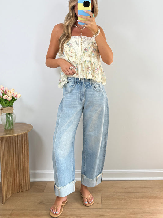 Frankie Barrel Jeans