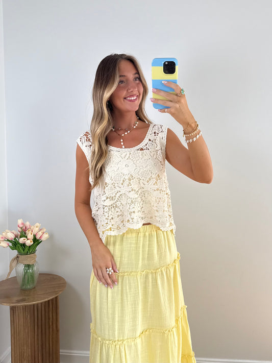 Boho Crochet Tank