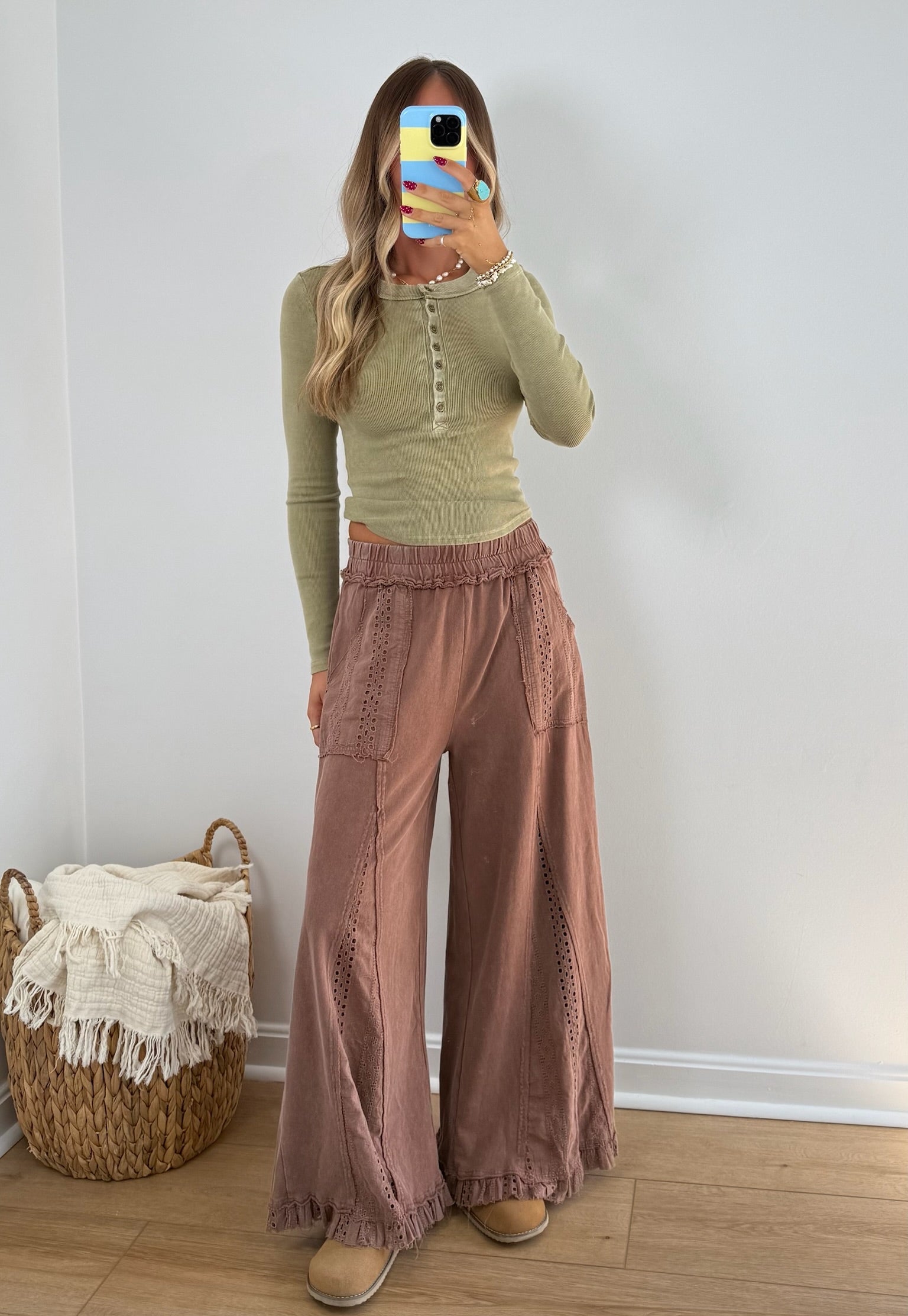 Marlowe Eyelet Pants