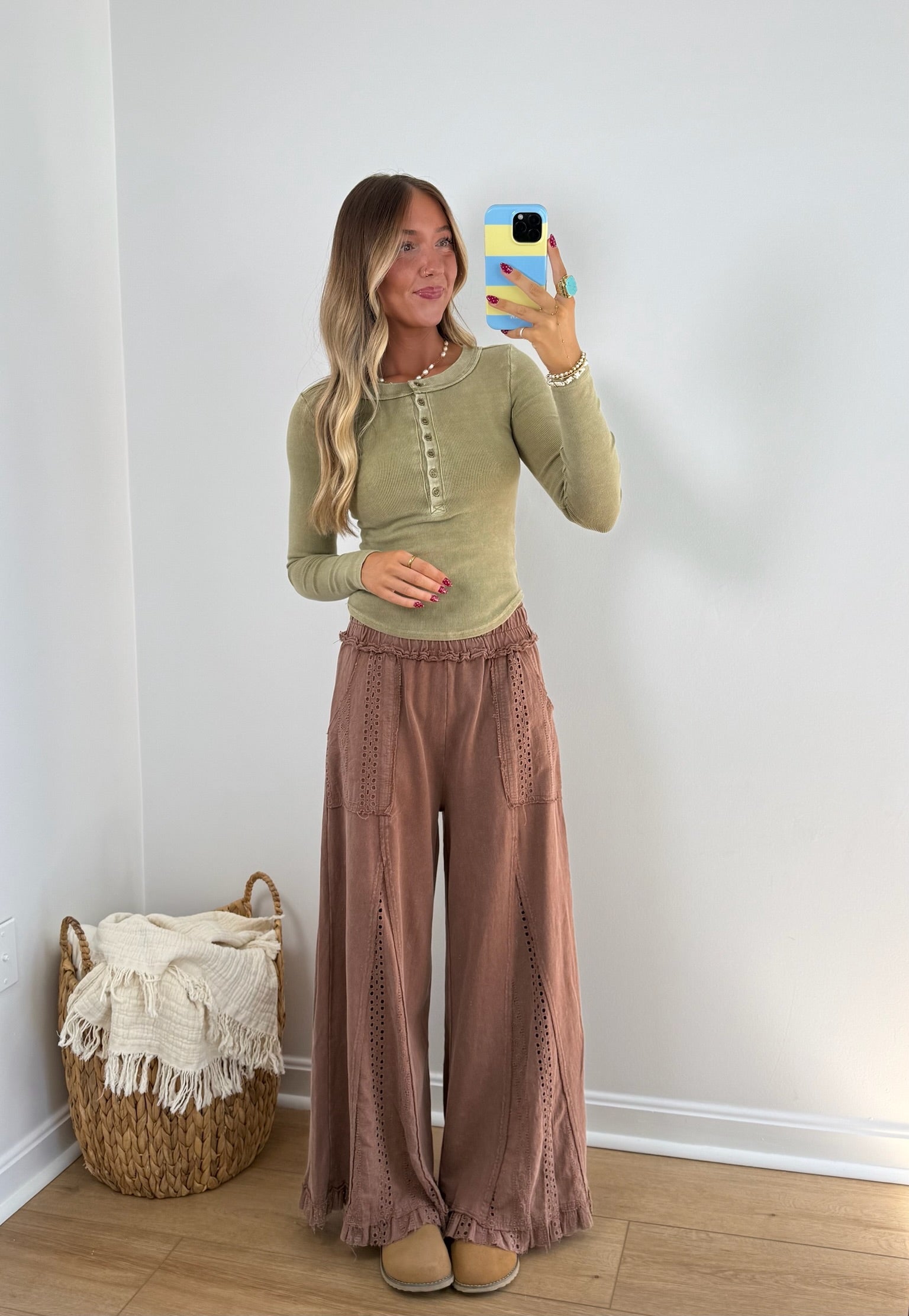 Marlowe Eyelet Pants