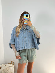 Bea Denim Cape Jacket
