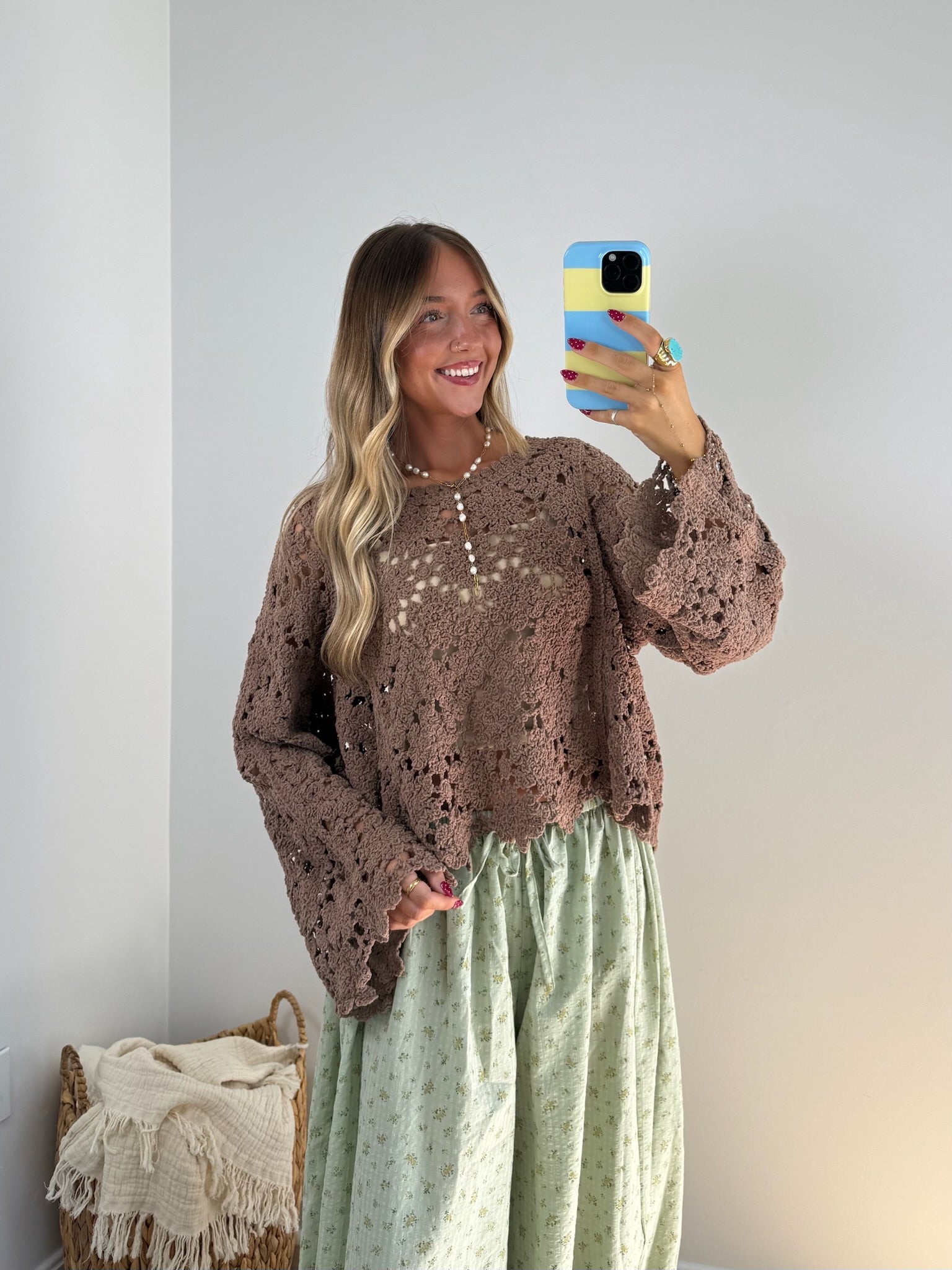 Elsie Crochet Top