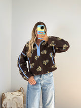 Trail Blossom Sherpa Pullover