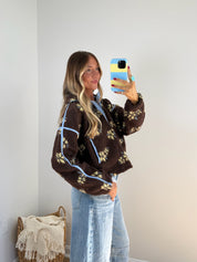 Trail Blossom Sherpa Pullover