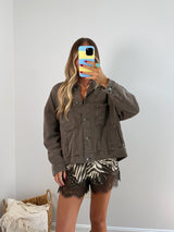 Chocolate Denim Jacket PREORDER NOV 7