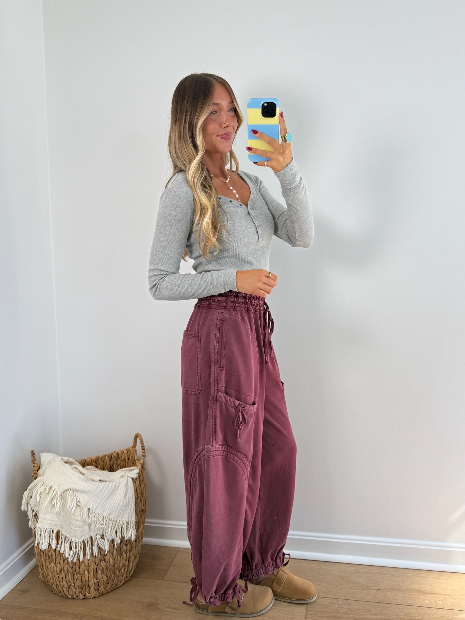 Carefree Joggers - Mulberry