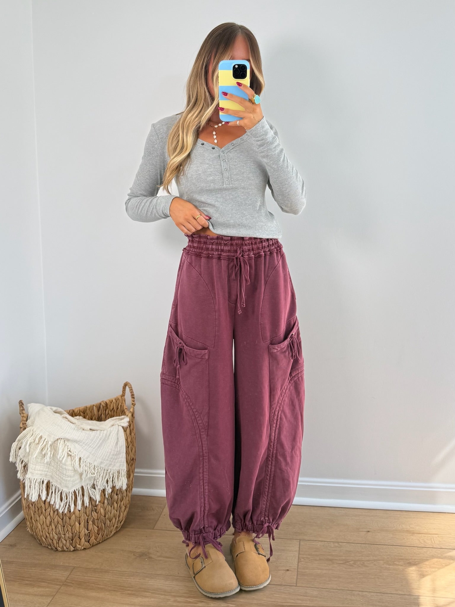 Carefree Joggers - Mulberry