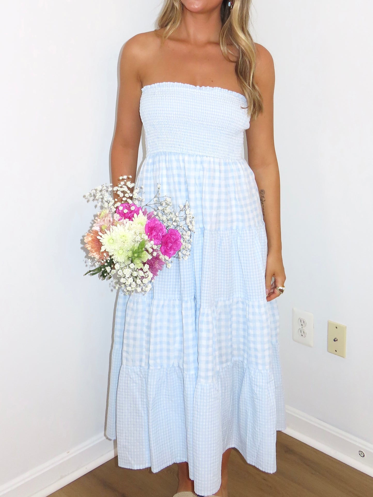 Blu Bell Strapless Dress