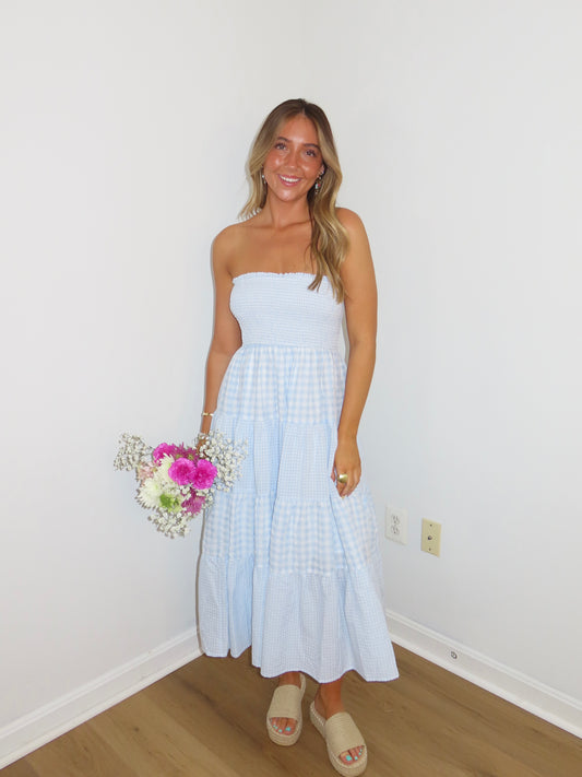 Blu Bell Strapless Dress