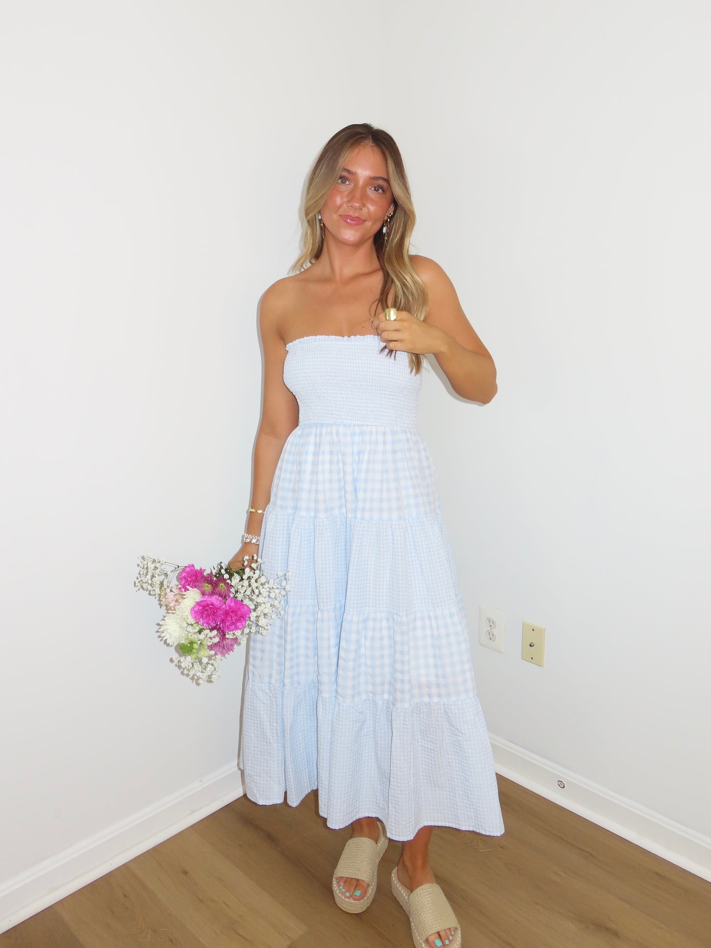 Blu Bell Strapless Dress