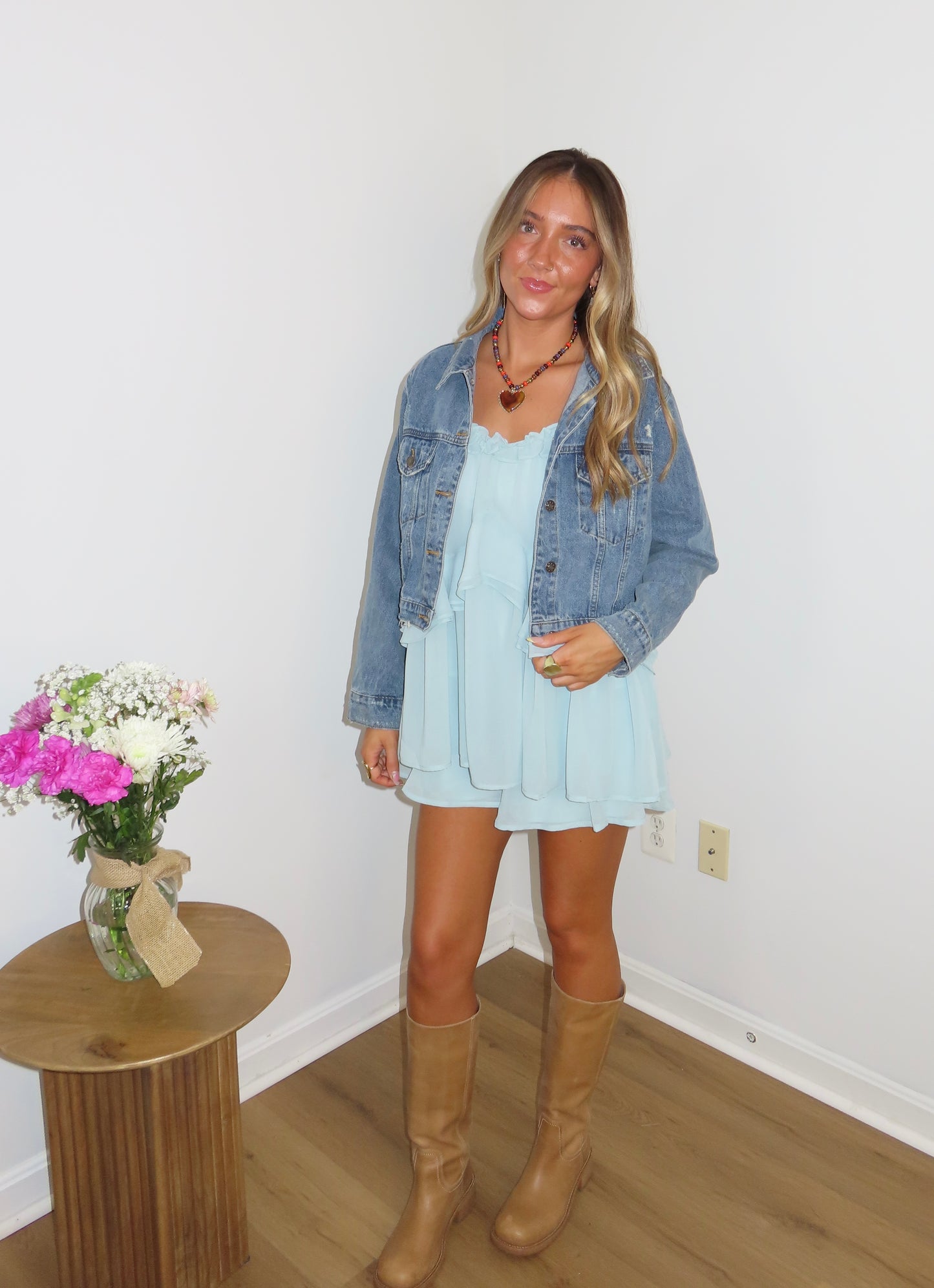 Meet Me At Golden Hour Romper- Mint