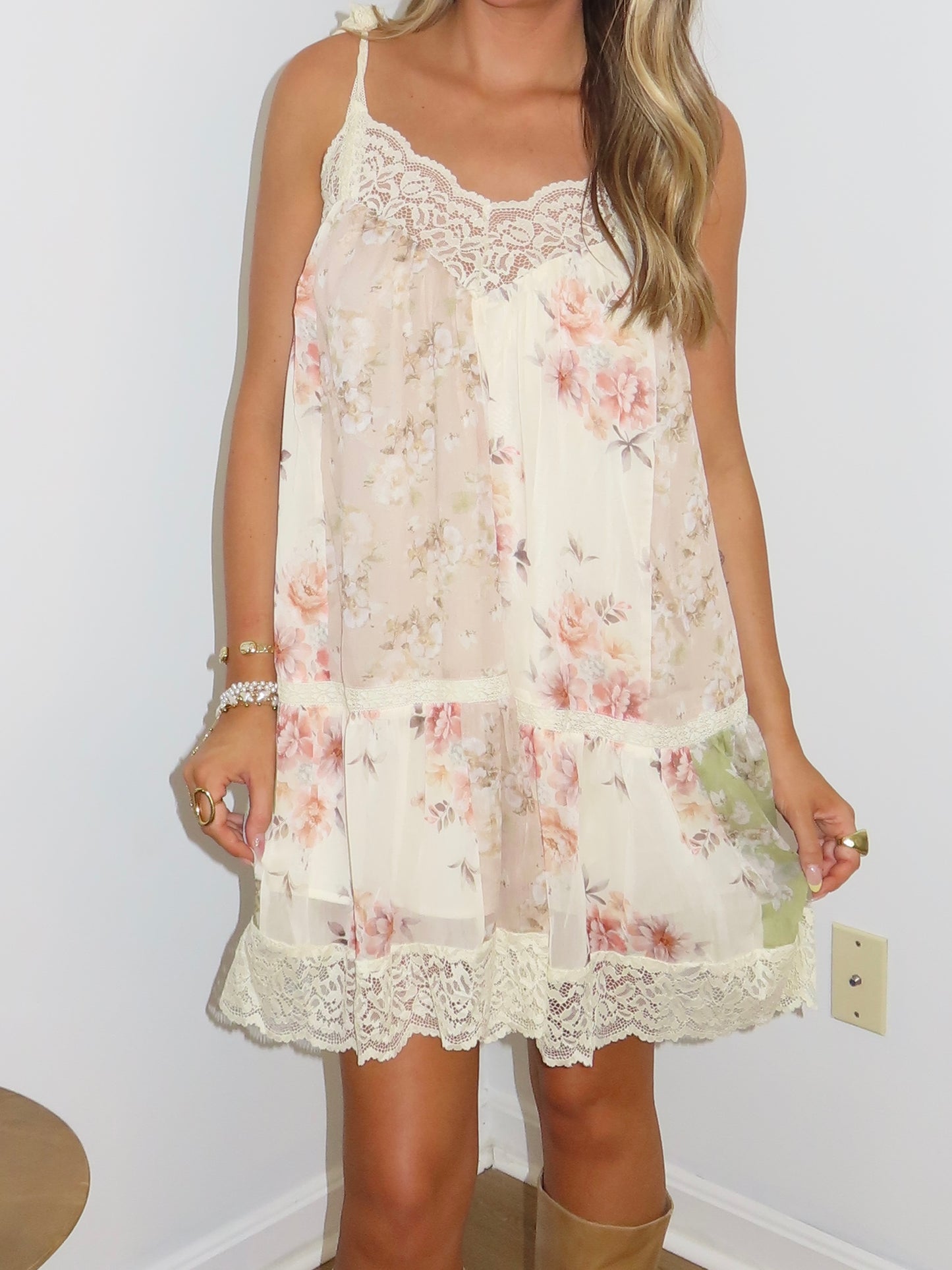 Petals & Lace Dress