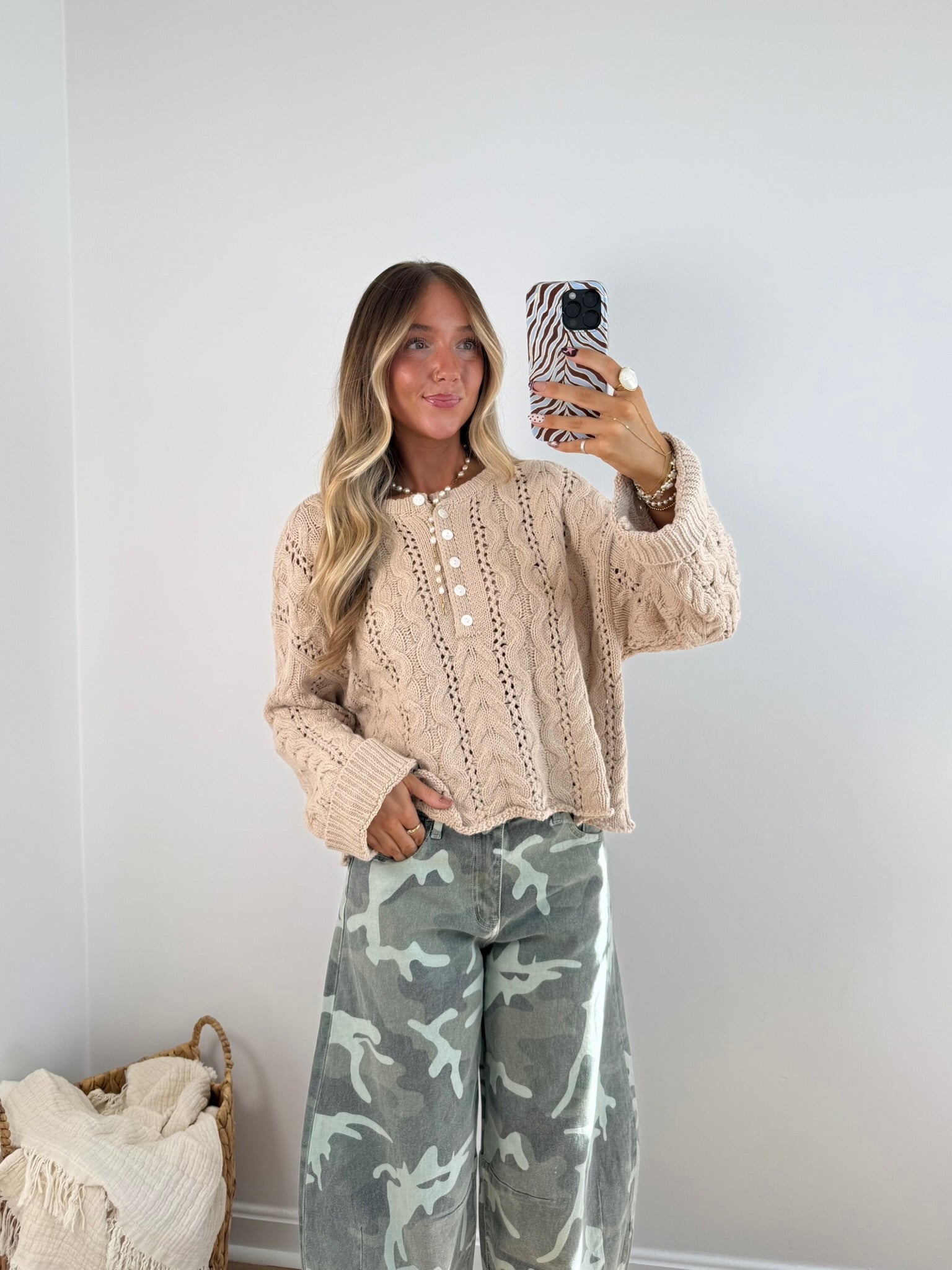 Nora Cable Sweater