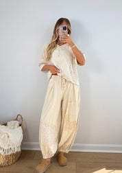 Willow Lace Balloon Pants
