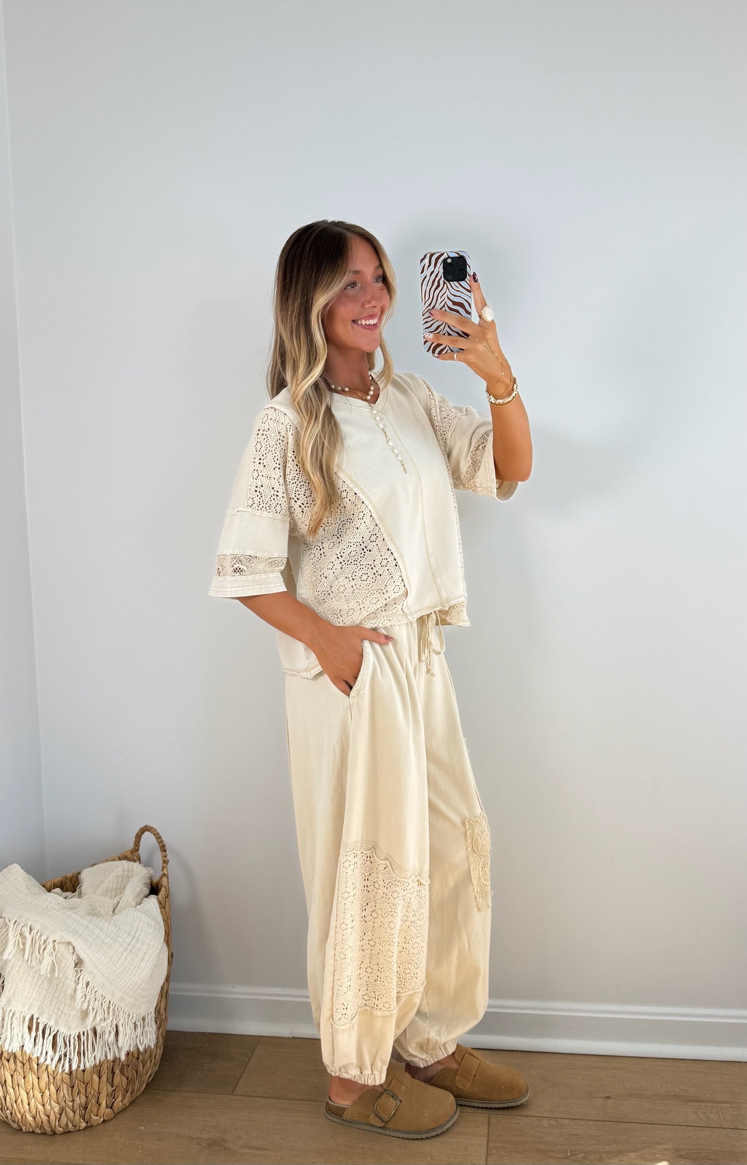 Willow Lace Balloon Pants