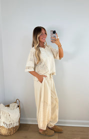Willow Lace Balloon Pants