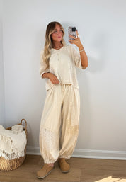 Willow Lace Balloon Pants