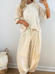 Willow Lace Balloon Pants