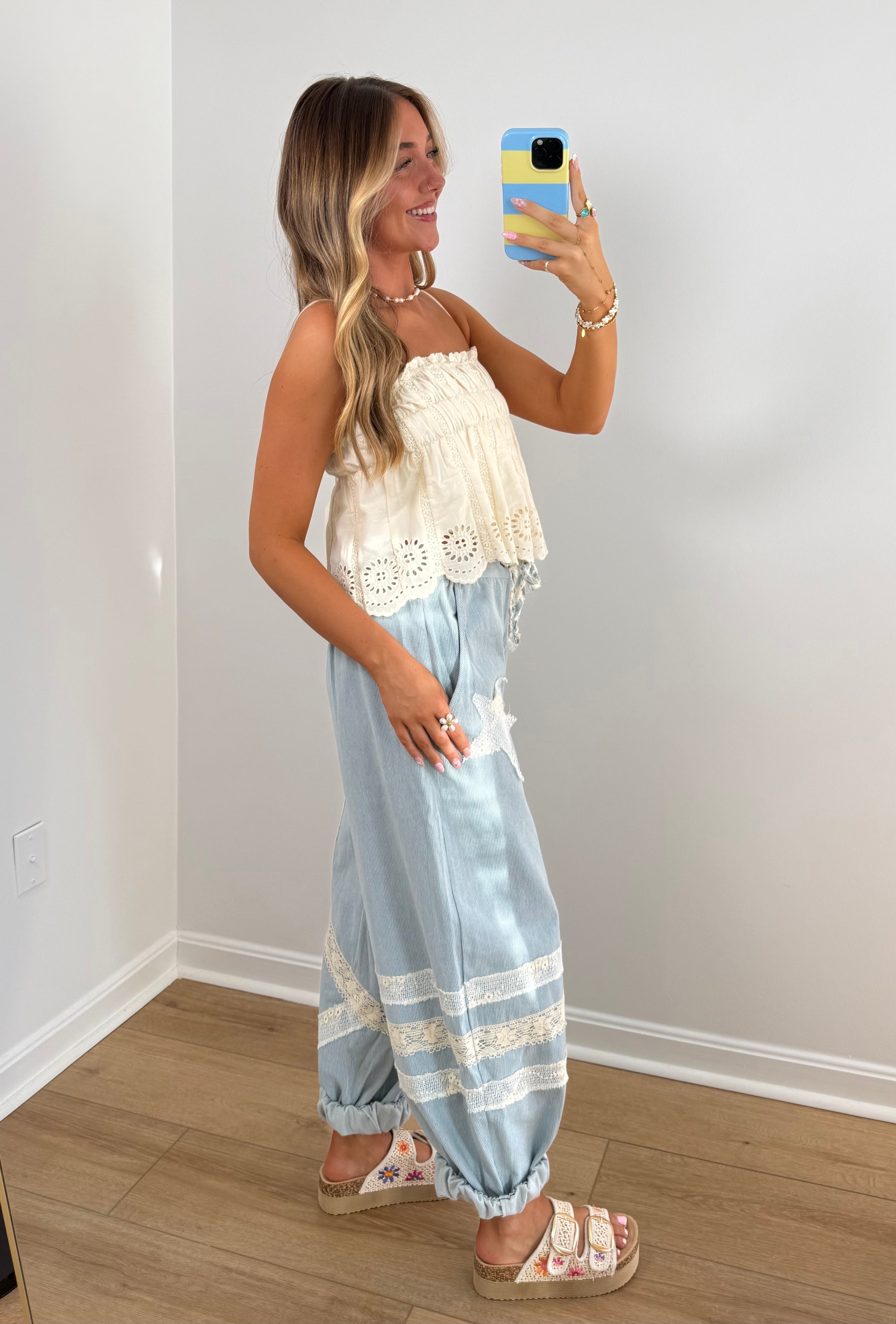 Salt Air Patchwork Pants