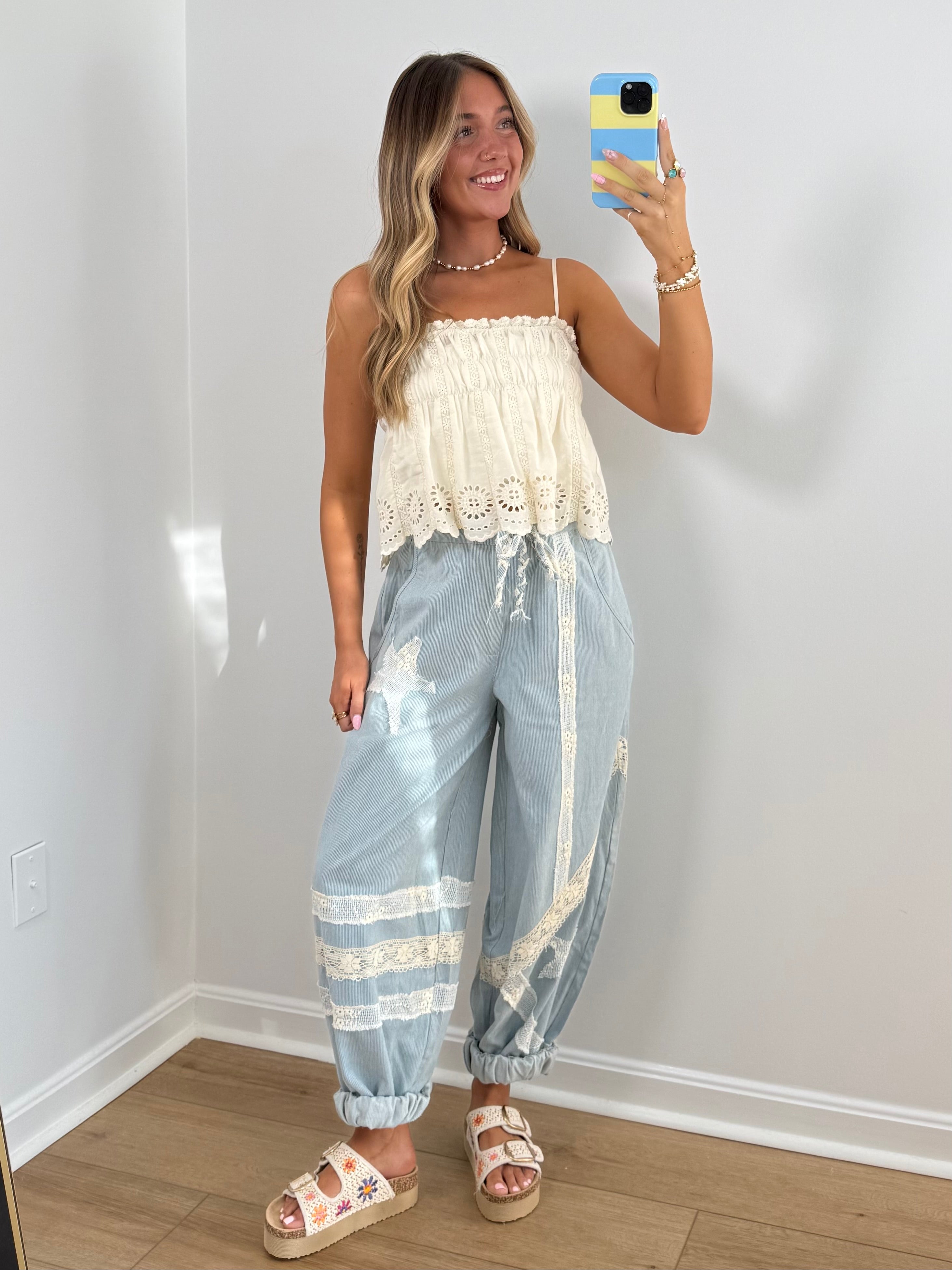 Salt Air Patchwork Pants