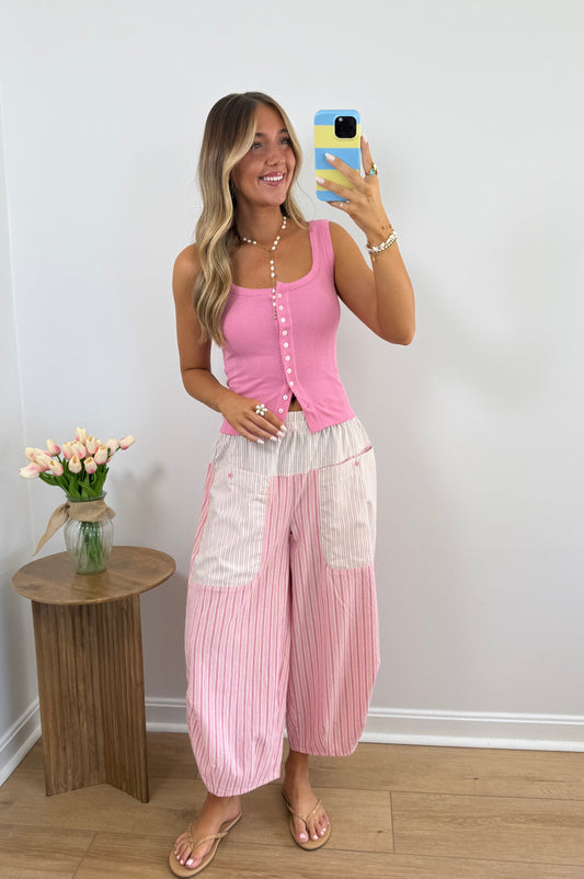Taffy Stripe Balloon Pants