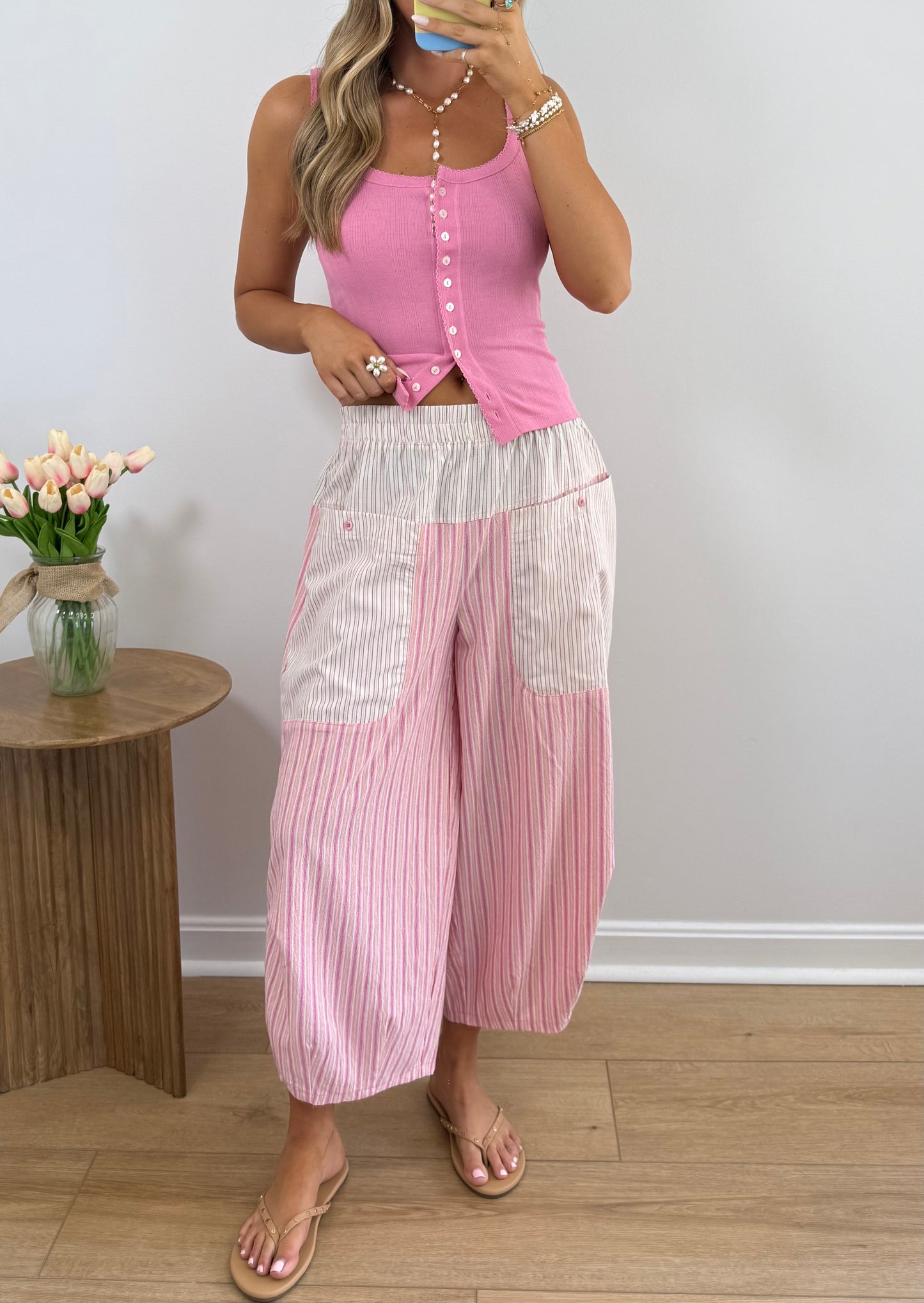 Taffy Stripe Balloon Pants