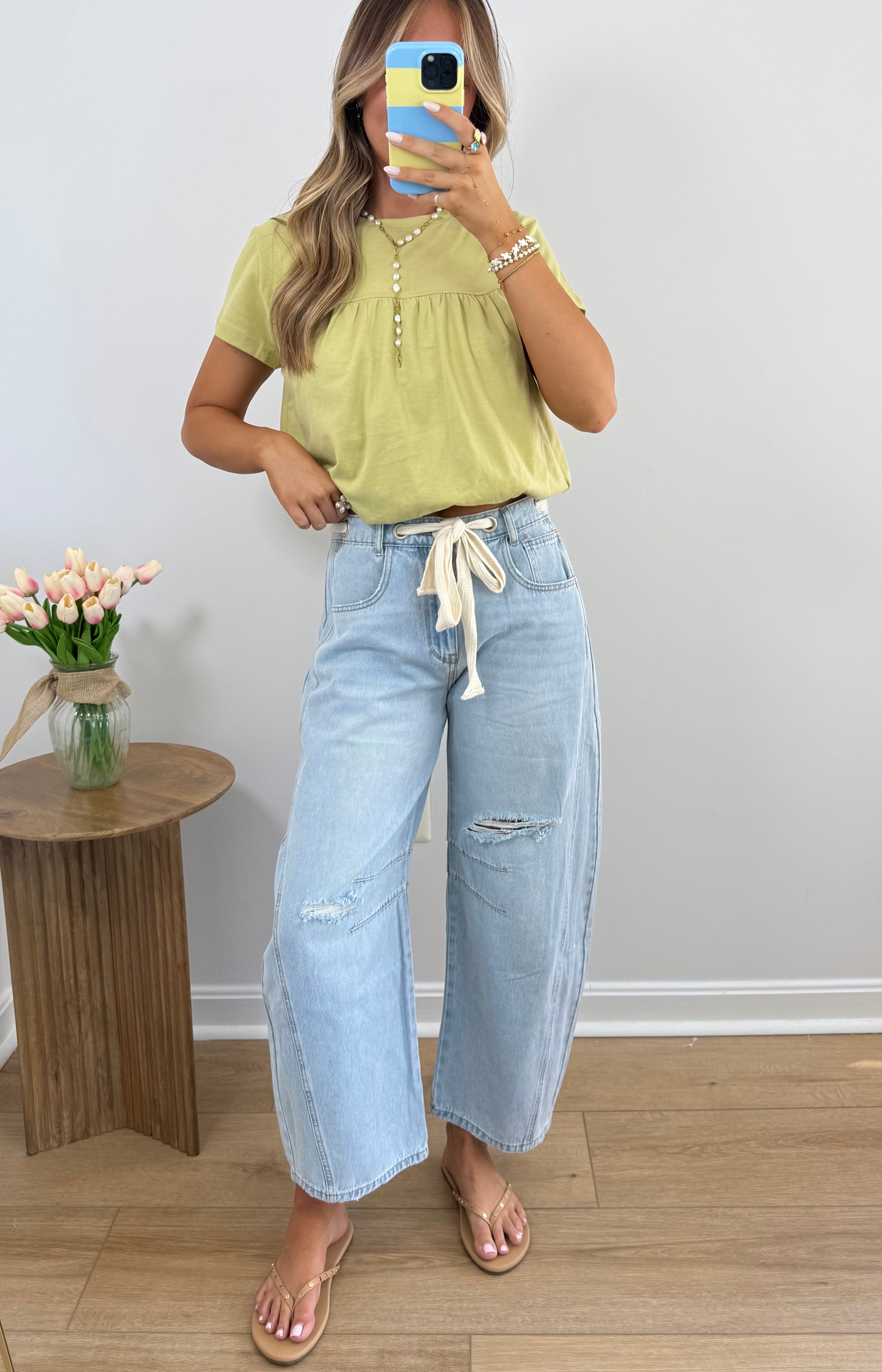 Skye Barrel Jeans