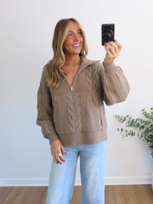 Autumn Lodge Cable Knit Pullover