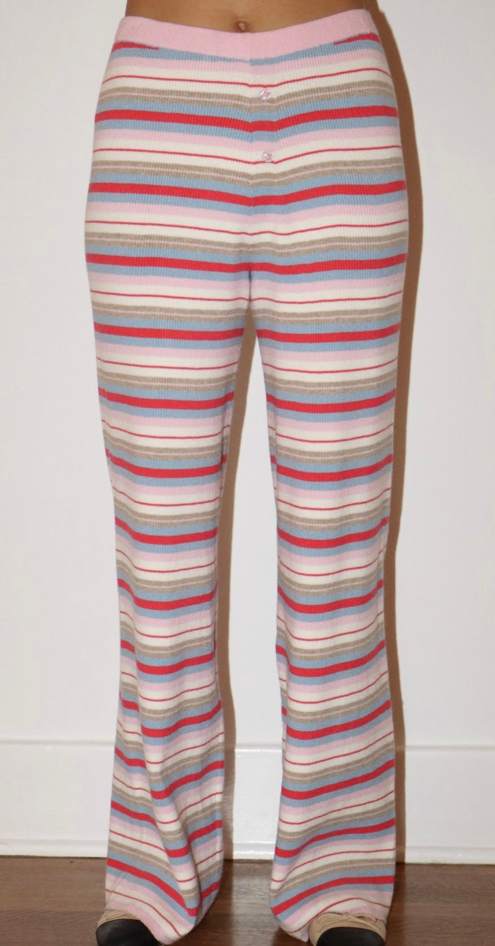 Candy Stripe Knit Pants