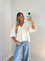 Iris Blouse - White