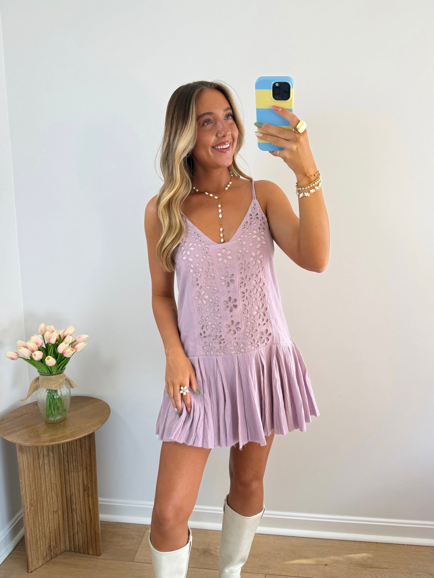Lavender Skies Mini Dress