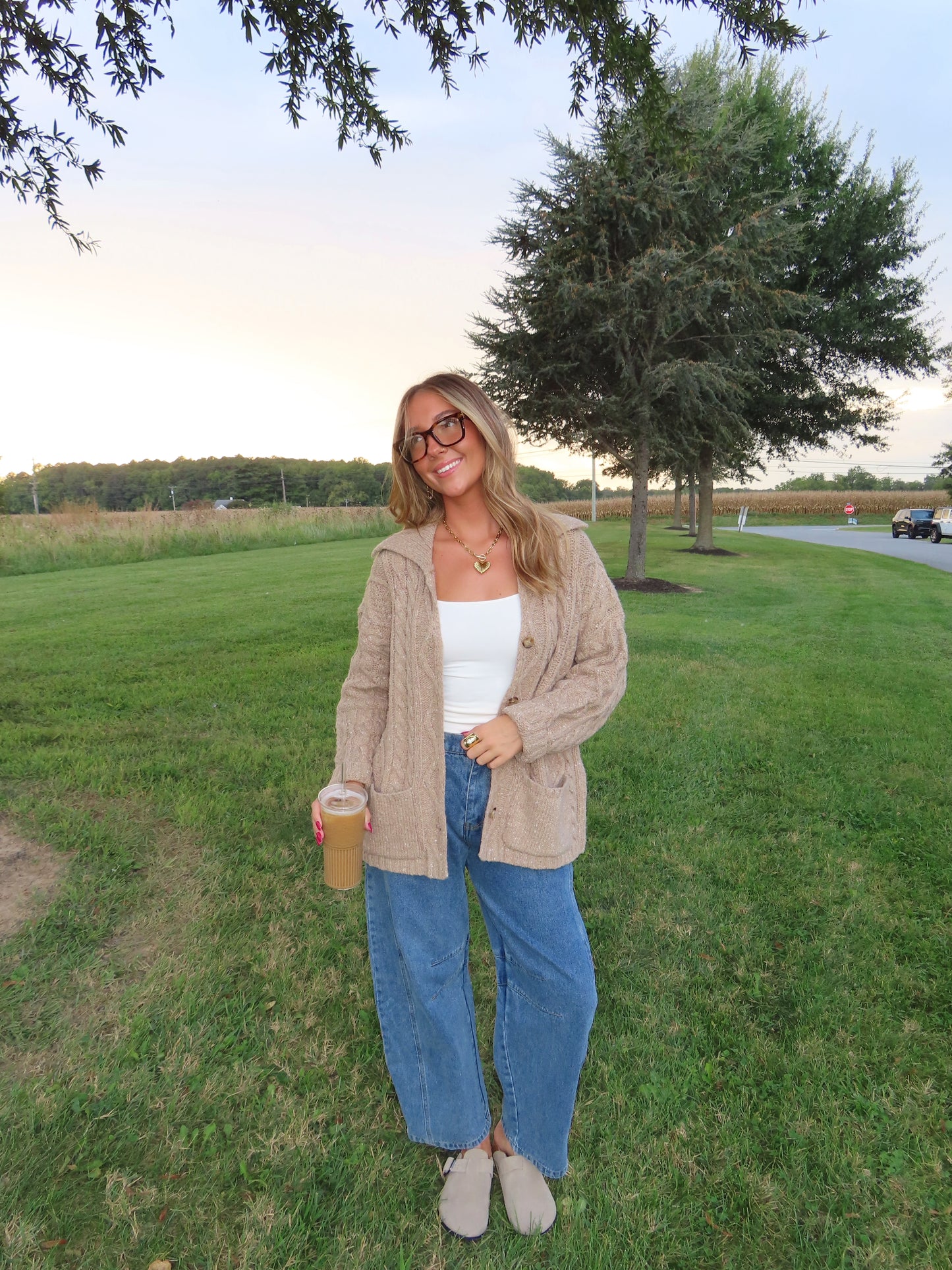 Homestead Cable Knit Cardigan (PREORDER NOV)