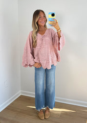Flora Blouse - Pink