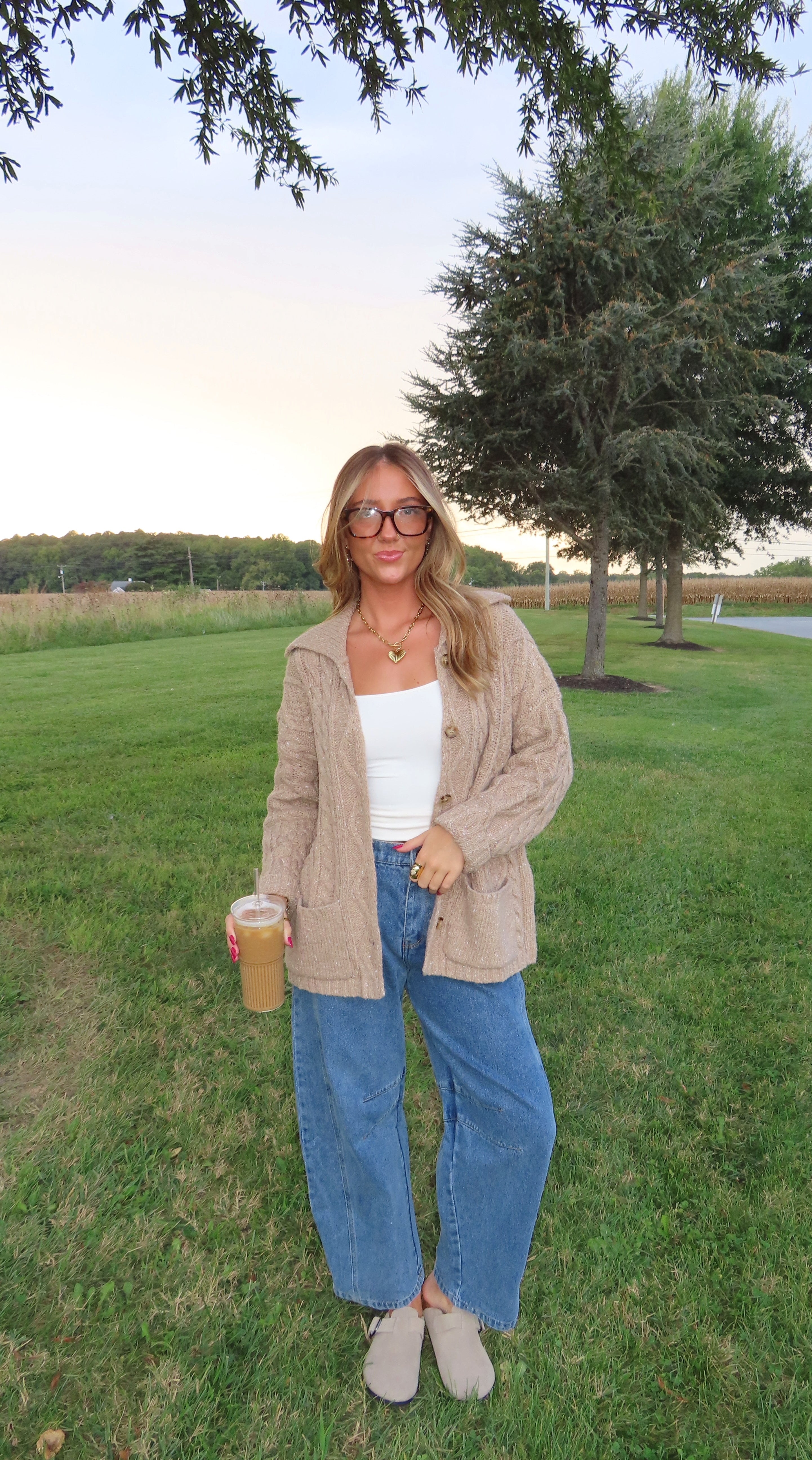 Homestead Cable Knit Cardigan