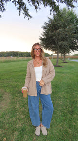Homestead Cable Knit Cardigan