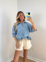 Falling For Denim Top
