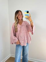 Flora Blouse - Pink