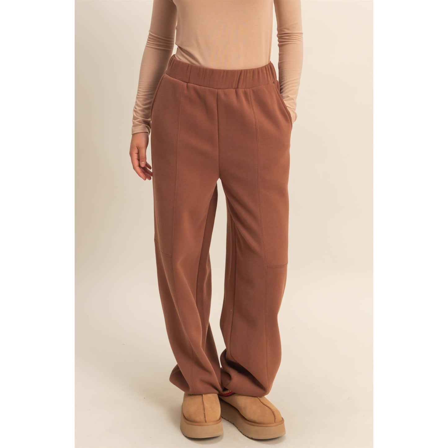 All Is Cozy Joggers (brown)