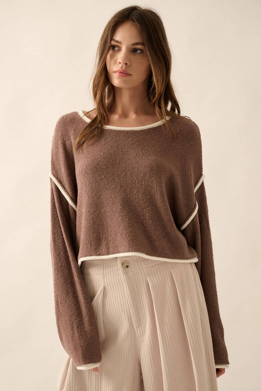 Mocha Moment Knit Top