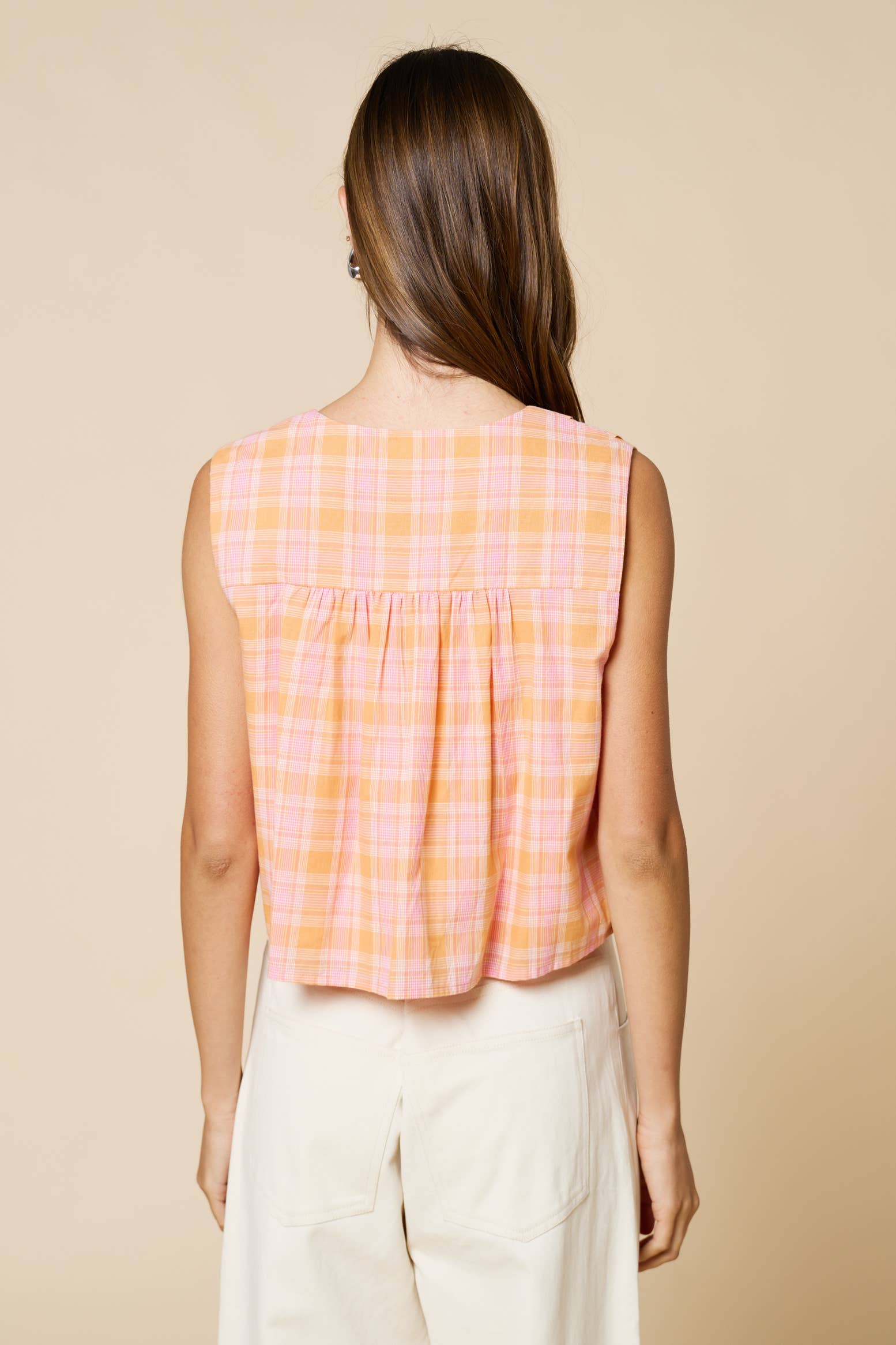 Starburst Tie Front Top