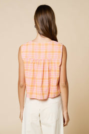 Starburst Tie Front Top