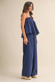 Navy Eyelet Set