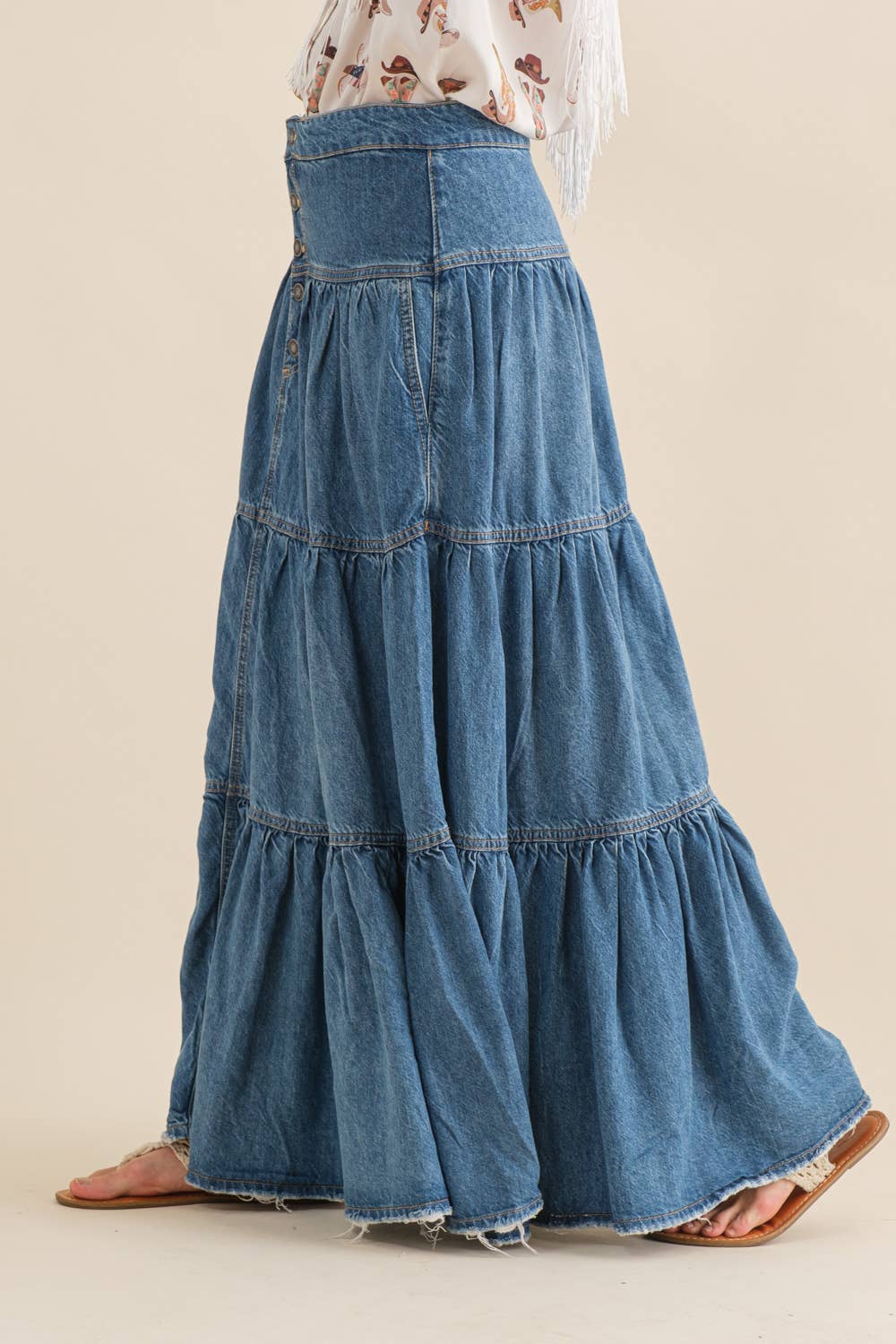 Romance Denim Skirt