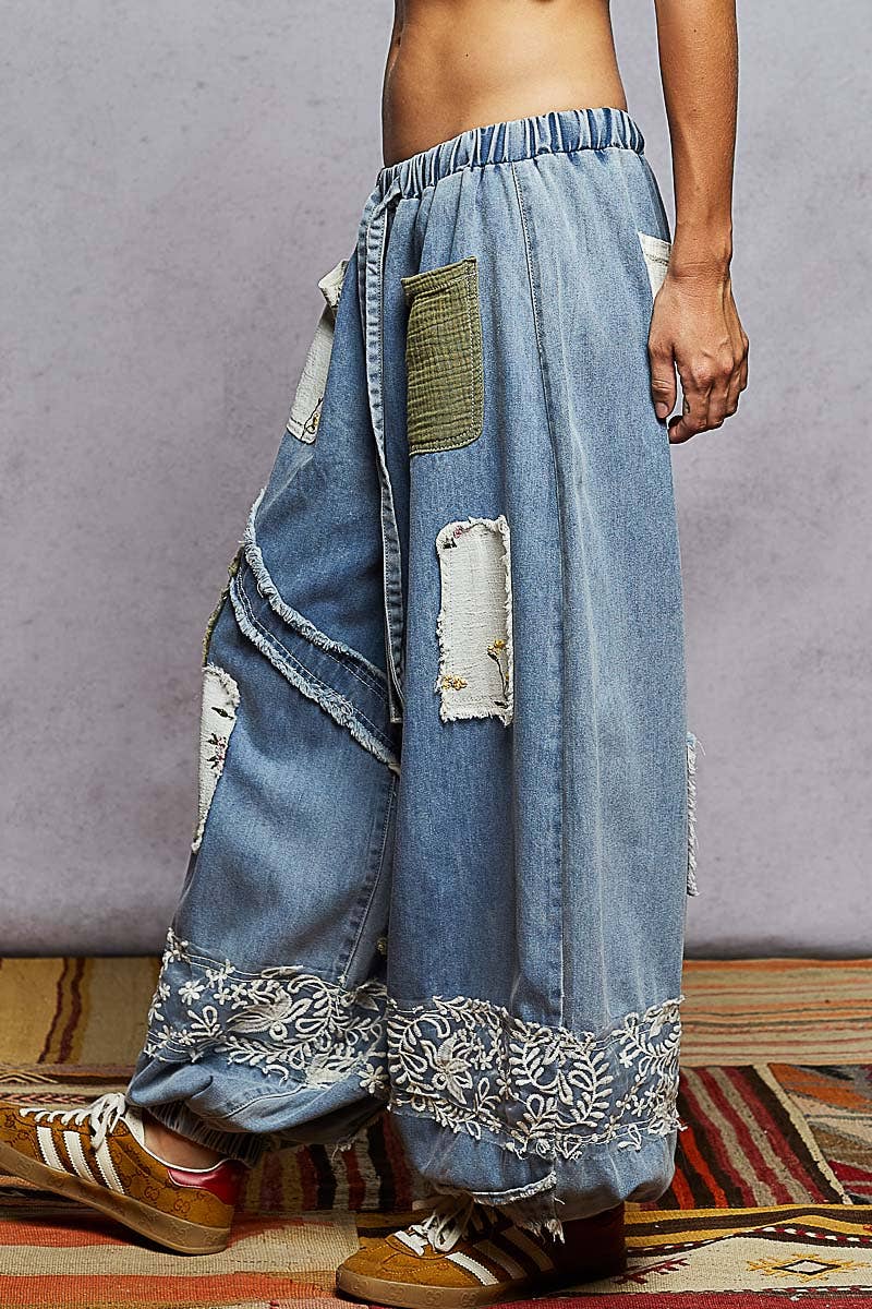 Patchwork Season Joggers