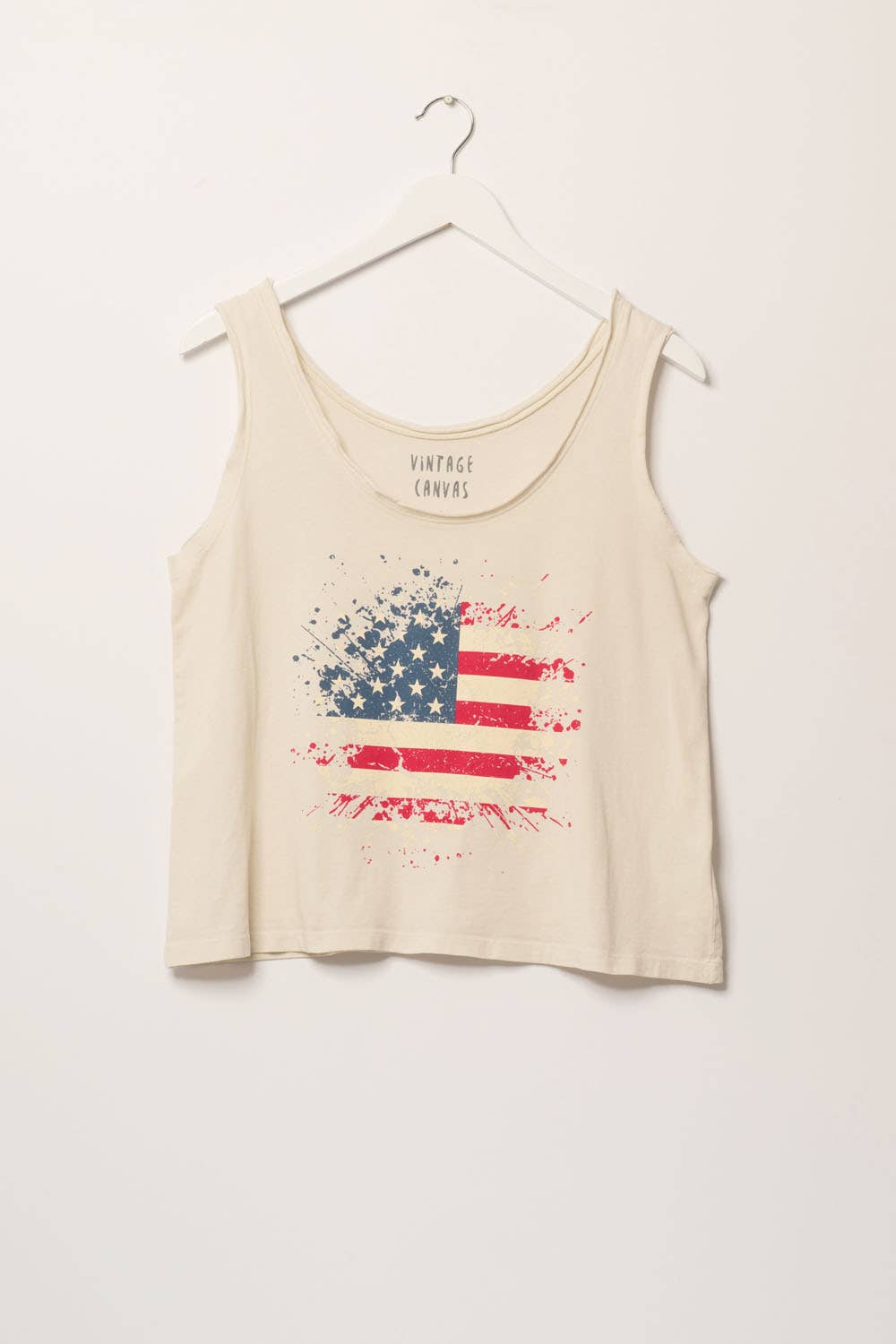 American Flag Graphic Tank Top