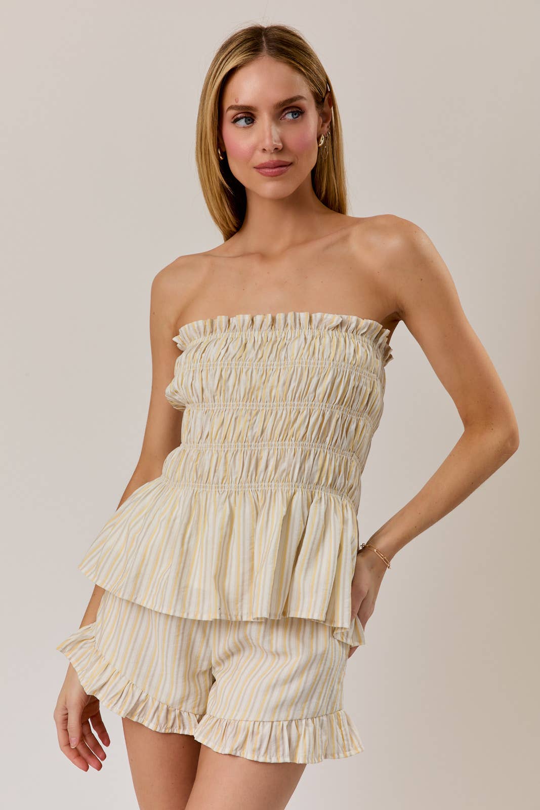 Chasing Sunshine Smocked Top