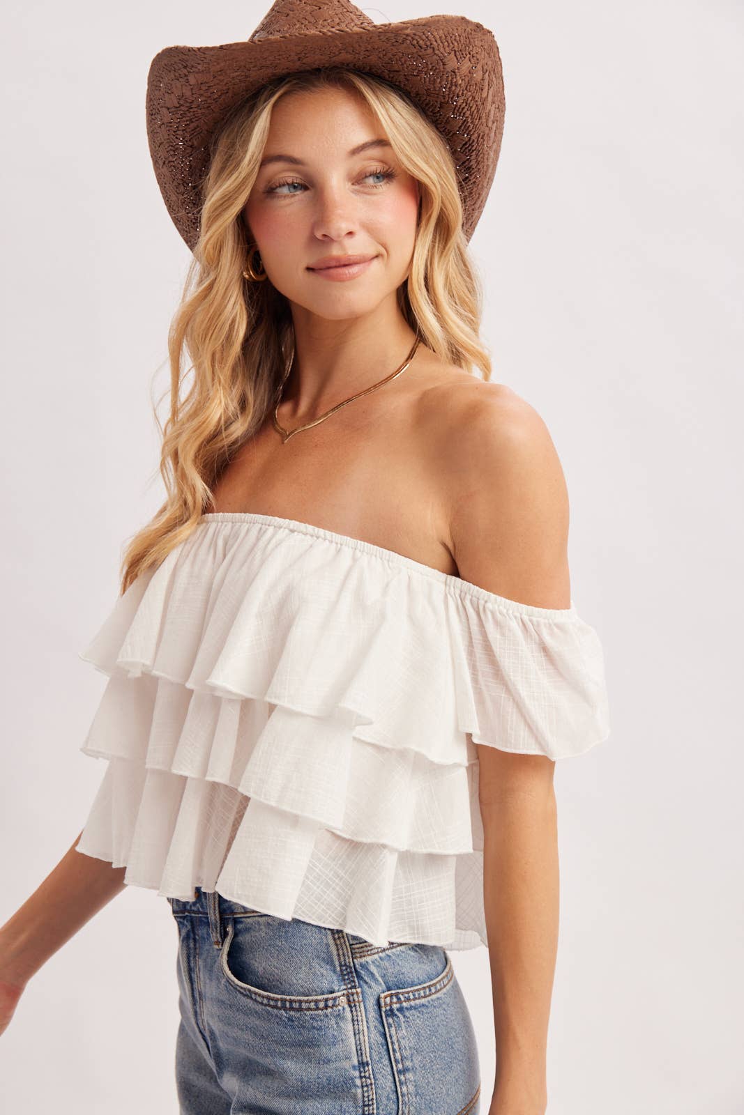 Southern Charm Off The Shoulder Top
