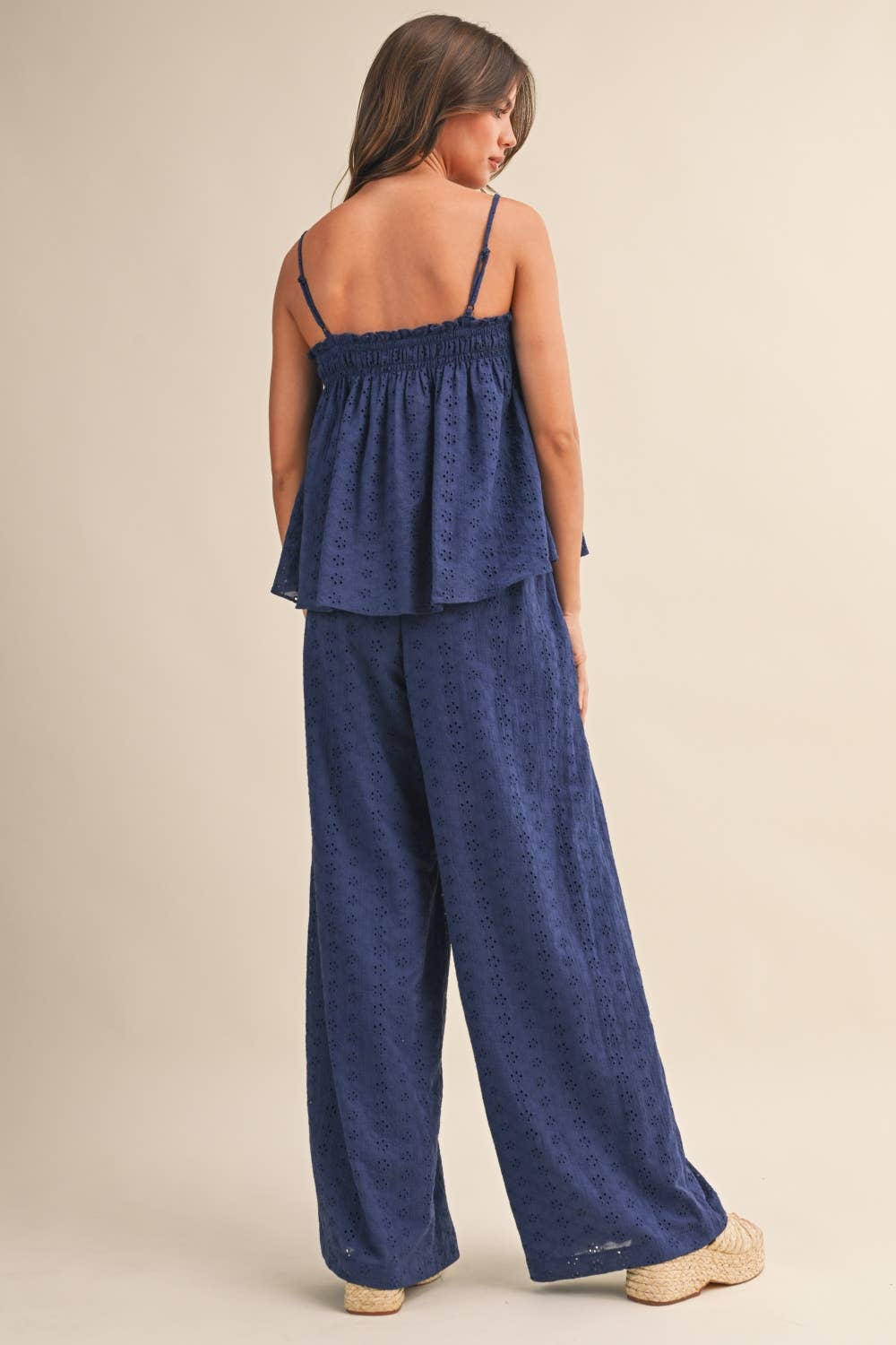 Navy Eyelet Set