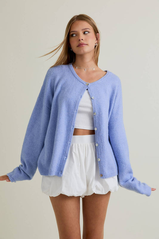 Periwinkle Dream Sweater Cardigan